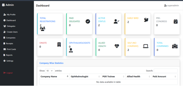 Conference Registration System preview